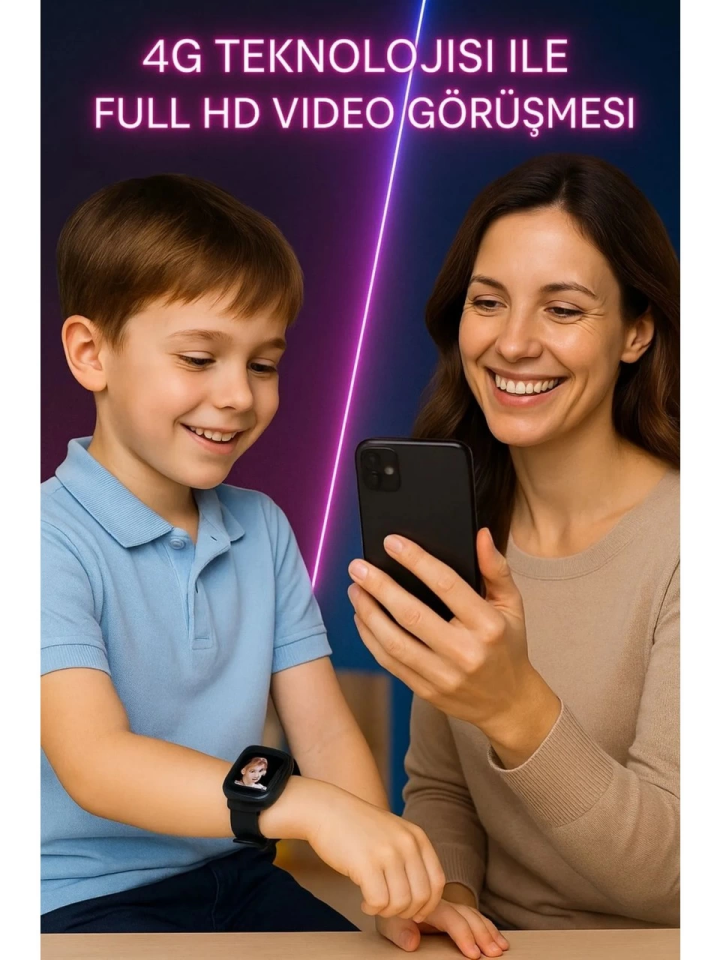 4G Pro Çocuk Saati HX Kids Siyah - 3