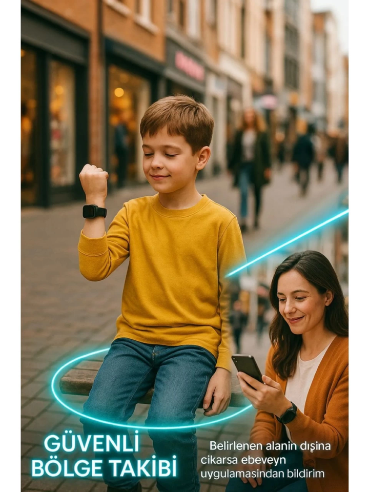 4G Pro Çocuk Saati HX Kids Siyah - 5