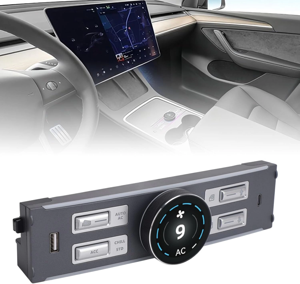 Tesla Model Y Akıllı LCD Kontrol İstasyonu AS2069-3Y - 2
