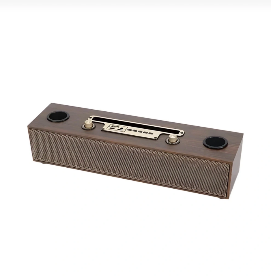XM-521K SP-09 Ahşap 2 Mikrofonlu Bluetooth Ses Bombası - 3