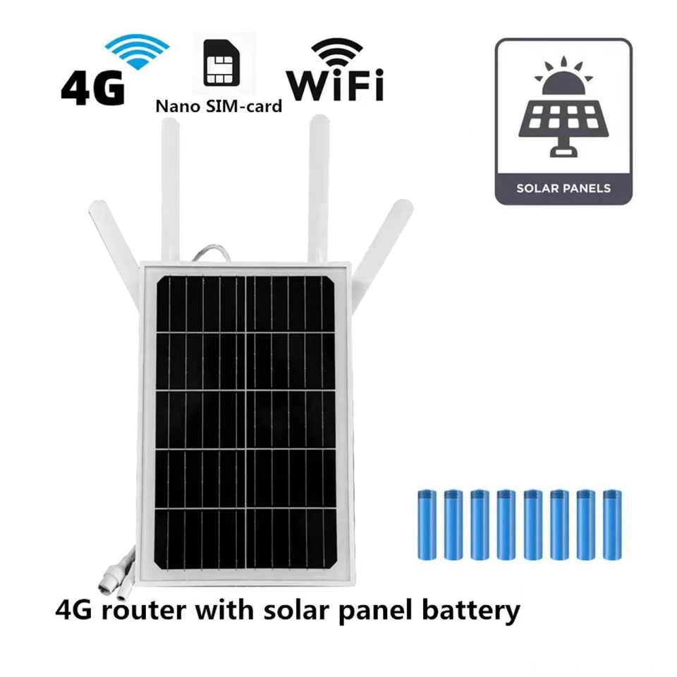 Apronx APX-SR415 Wireless 4G Solar Modem 15W (12 Kullanıcı) 20400 mAh - 4