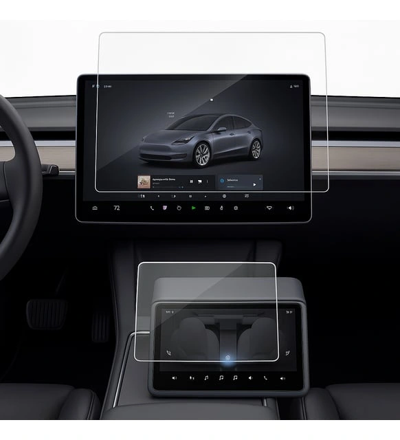 Tesla Model Y Juniper Ekran Koruyucu 2'li Set