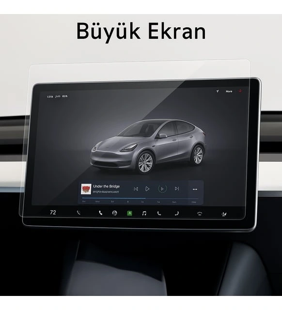 Tesla Model Y Juniper Ekran Koruyucu Ön