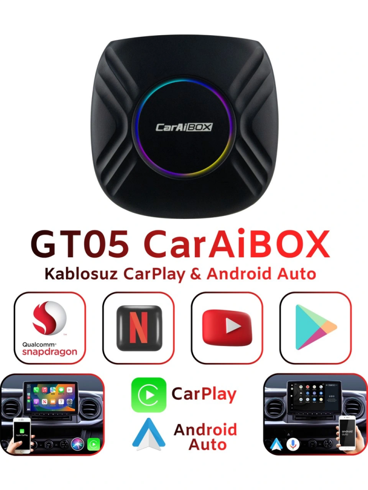 Bmw için 4+64 Gb Sim Kartlı Car Smart Box Carplay