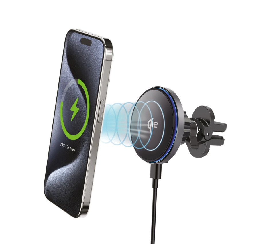 iBerry Qi2 15W MagSafe Araç Telefon Tutucu