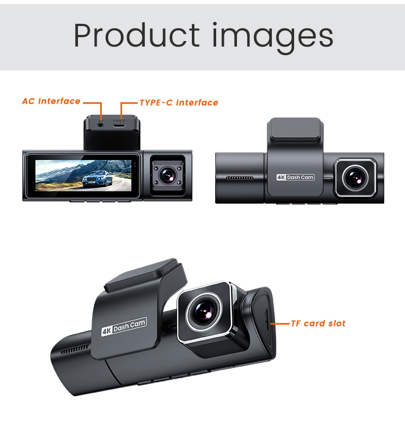 iDragon F9 3 Kameralı 4K Araç Kamerası