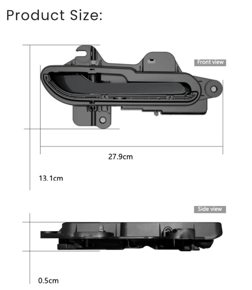 Tesla Elektrikli Kapı Kolu Aksesuarı MX-9236 - 5