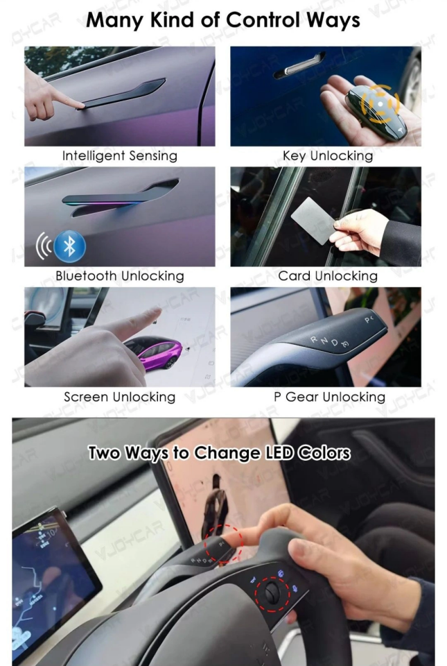 Tesla Elektrikli Kapı Kolu Aksesuarı MX-9236 - 3