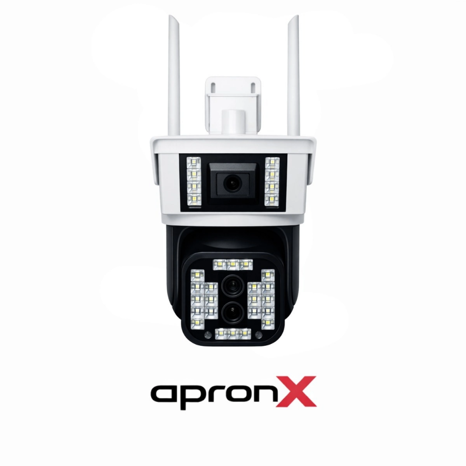 Apronx APX-WP363OZ 9MP 10x Zoom Çift Kameralı Wi-Fi Kamera