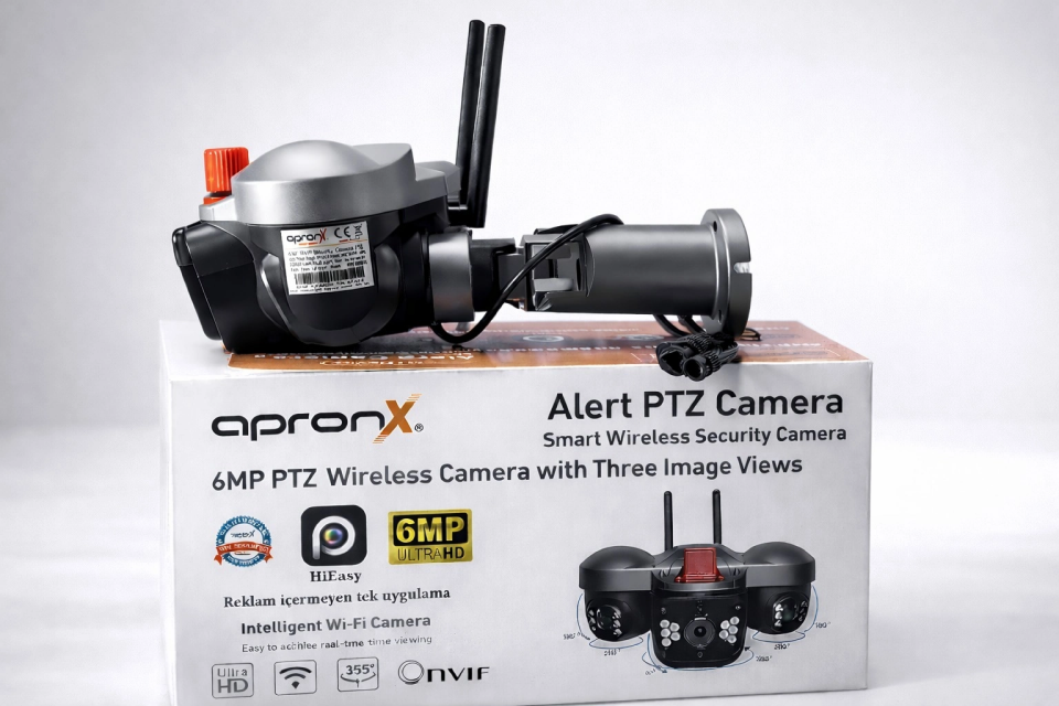 Apronx APX-WP332 6MP Üç Kameralı Wi-Fi Kamera - 5