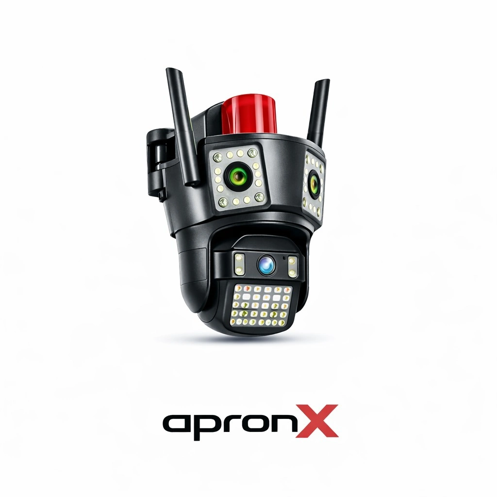 Apronx APX-WPG490 9MP Üç Kameralı Wi-Fi Kamera