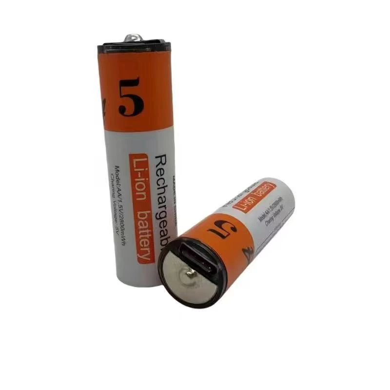 Aggiy K5 Type-C Şarj Edilebilir Büyük Kalem Pil AA 1.5V 2800mWh - 3