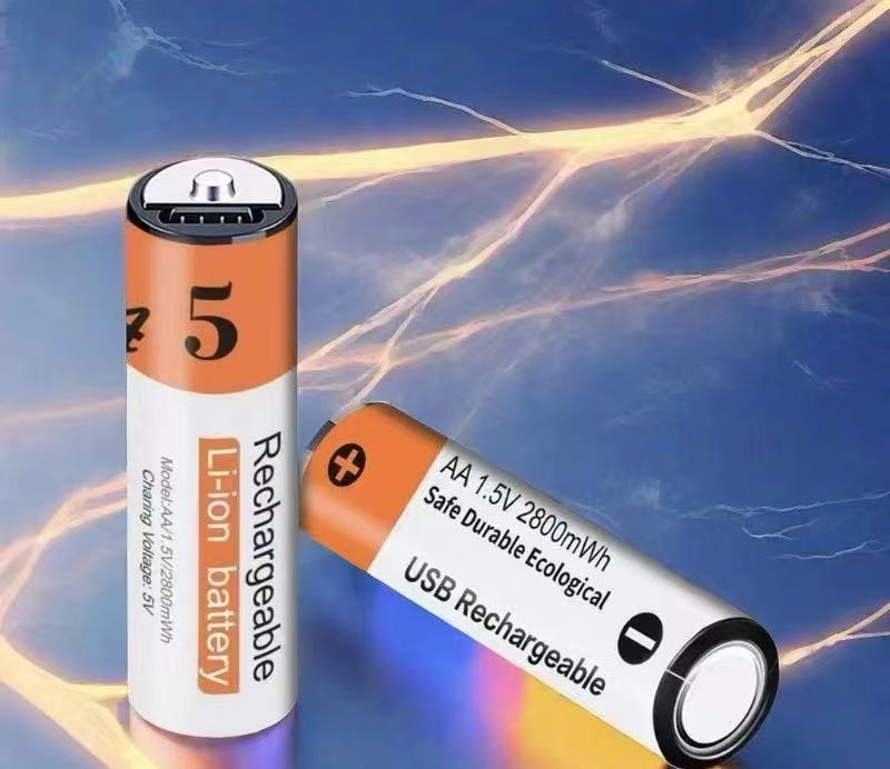 Aggiy K5 Type-C Şarj Edilebilir Büyük Kalem Pil AA 1.5V 2800mWh