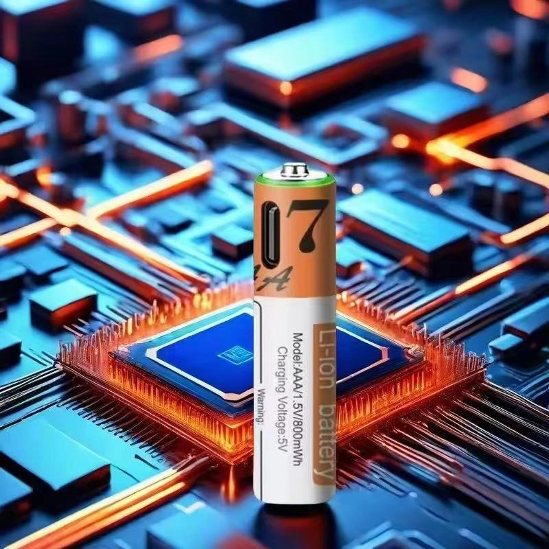 Aggiy K7 Type-C Şarj Edilebilir Küçük Kalem Pil AAA 1.5V 800mWh - 2