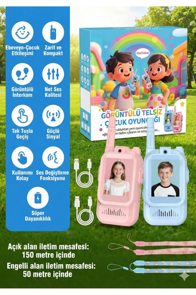 iDragon Lk-028 Görüntülü Çocuk Telsizi