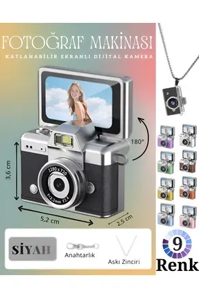 iDragon Lk-027 Mini Fotoğraf Makinesi Siyah