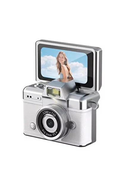 iDragon LK-027 Mini Fotoğraf Makinesi Beyaz