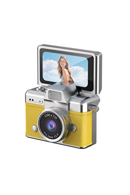 iDragon Lk-027 Mini Fotoğraf Makinesi Sarı