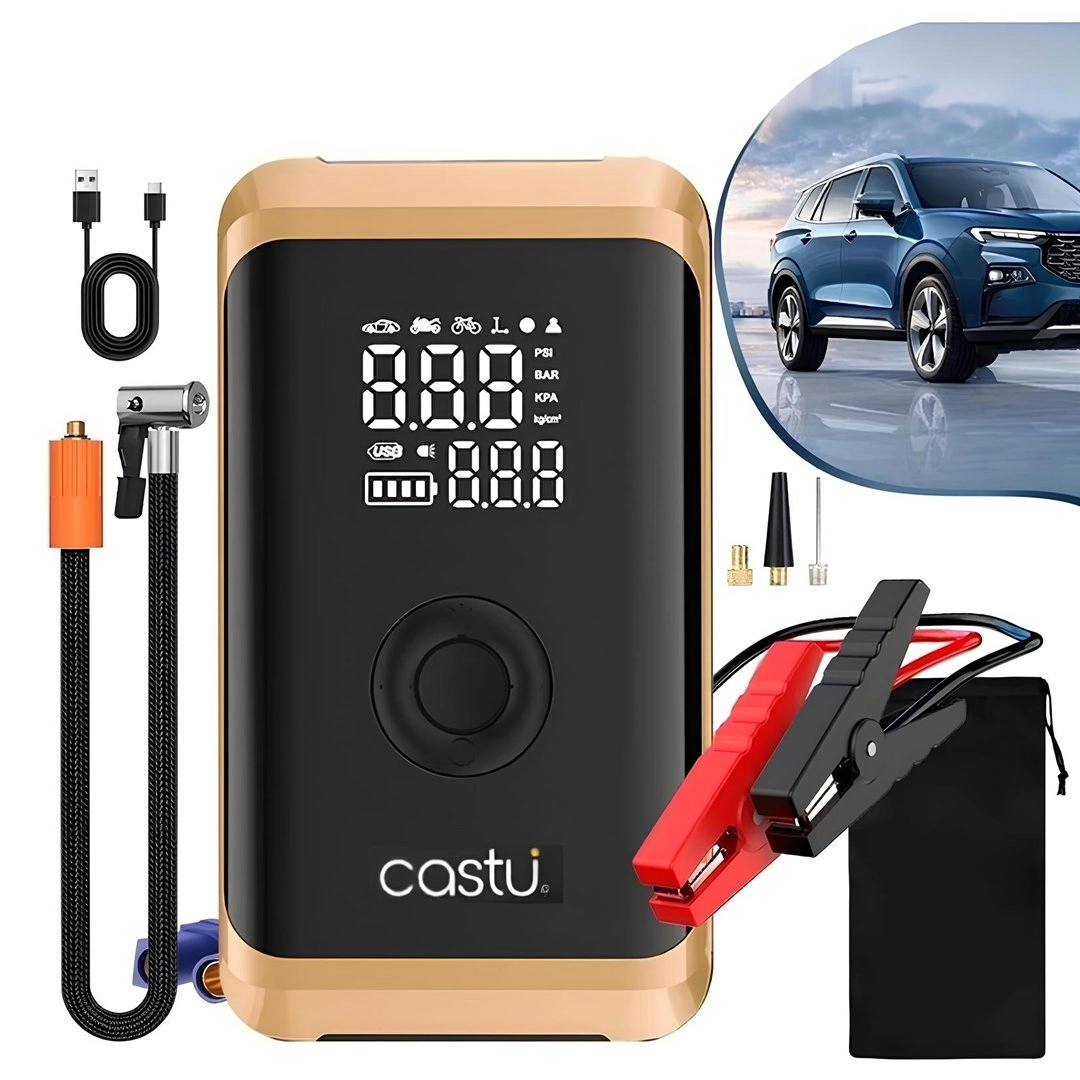 Şarjlı 12.000 mAh Araç Pompası ve Akü Takviye CS71 Plus Max