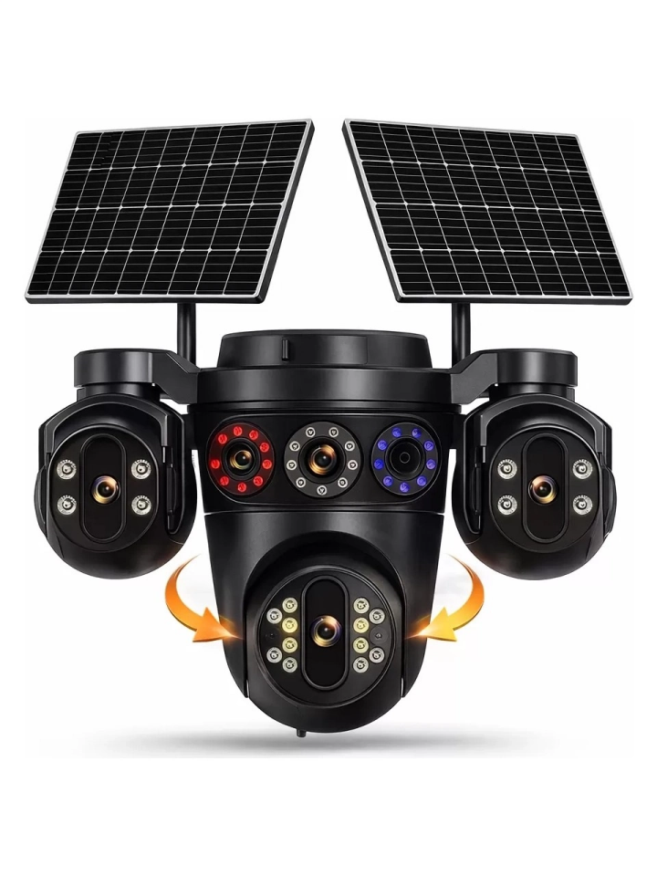 Esvision 3+3+3+3 12MP Dört Kameralı Çift Panelli SIM Kartlı 4G Kamera ES-7020 (Turkcell SIM Kartlı) - 5