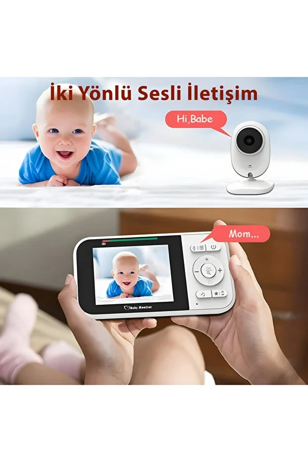 Monitörlü Bebek Kamerası KM-13 - 2