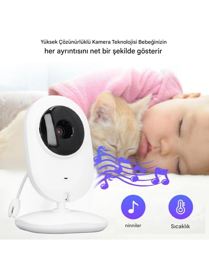 Monitörlü Bebek Kamerası KM-13 - 3