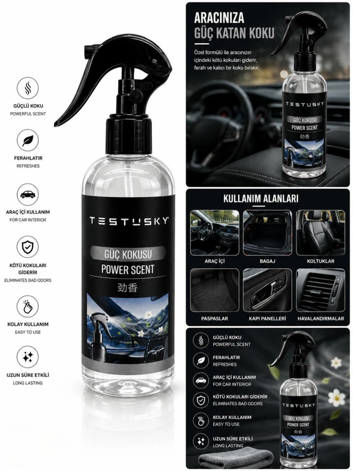 Testusky Güç Kokusu 400 ml