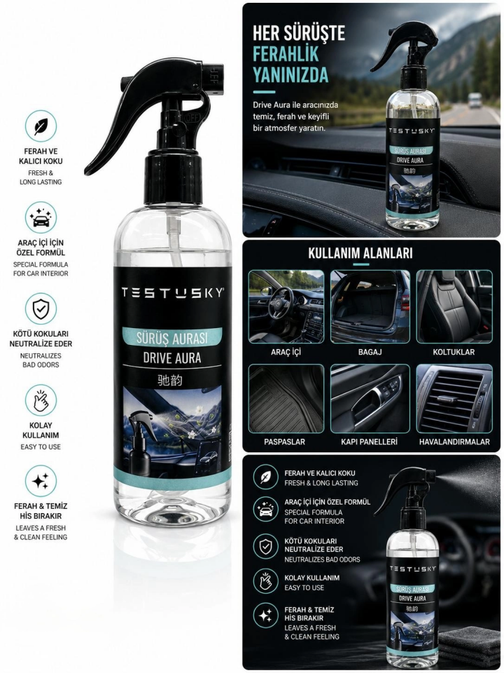 TESTUSKY SÜRÜŞ AURASI 400 ML