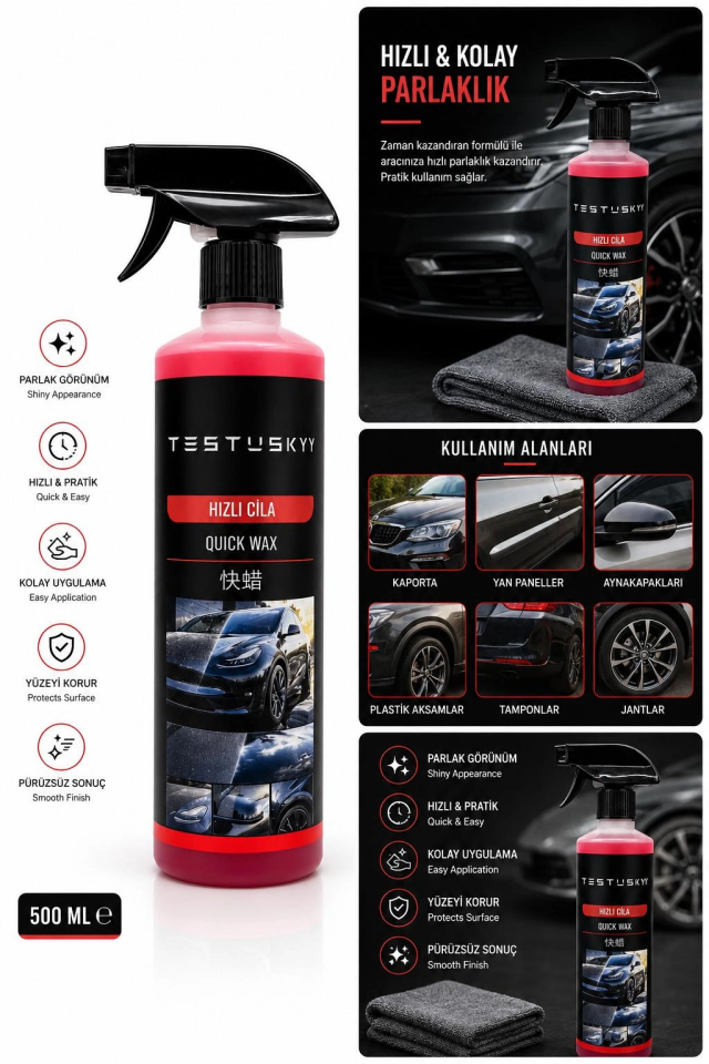 TESTUSKY HIZLI CİLA 500 ML