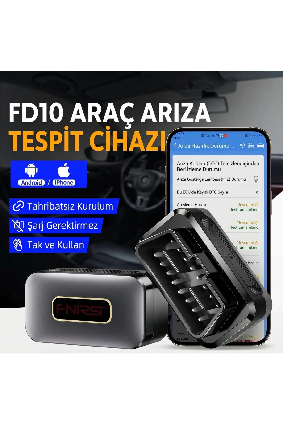 ARAÇ ARIZA TESPİT CİHAZI FNİRSİ FD-10