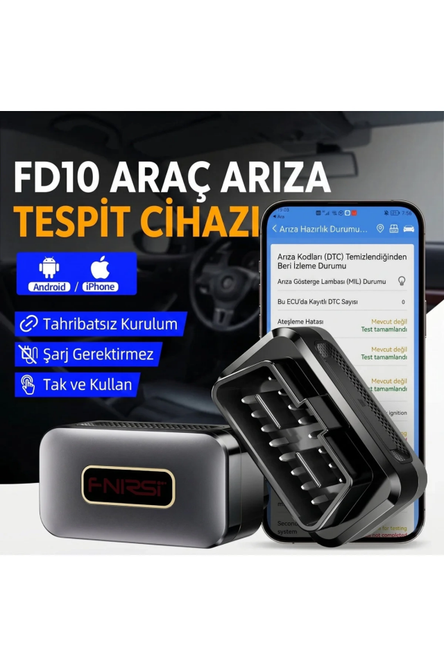 Araç Arıza Tespit Cihazı FNIRSI FD-10