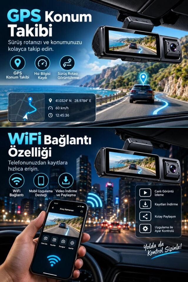 HARVOX 4K MAX ARAÇ KAMERASI