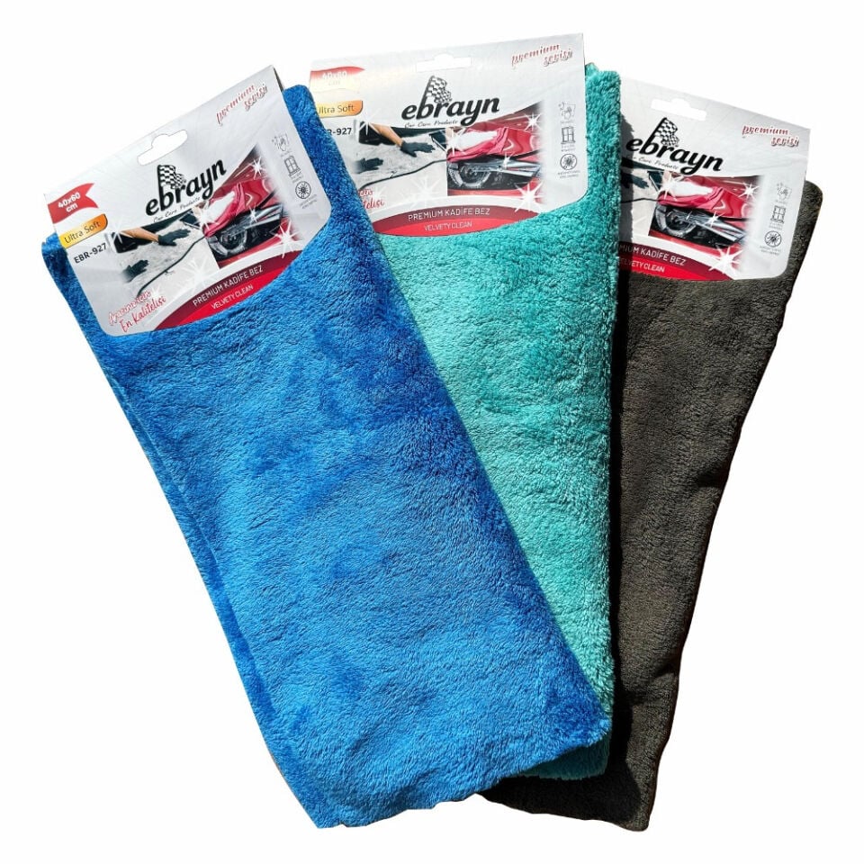 FBR-0927 MİKROFİBER BEZ 400 GSM 40*60 KADİFE EBR-927