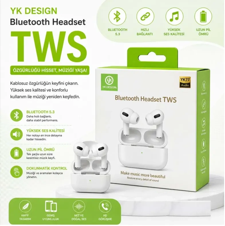 YK77 BLUETOOTH EARPHONE