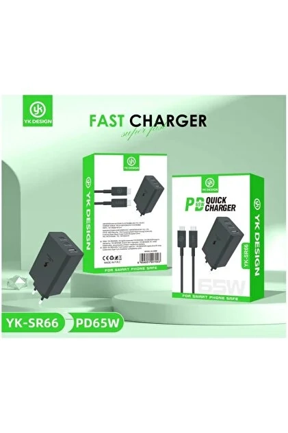 YK-SR66 65W Şarj Adaptörü
