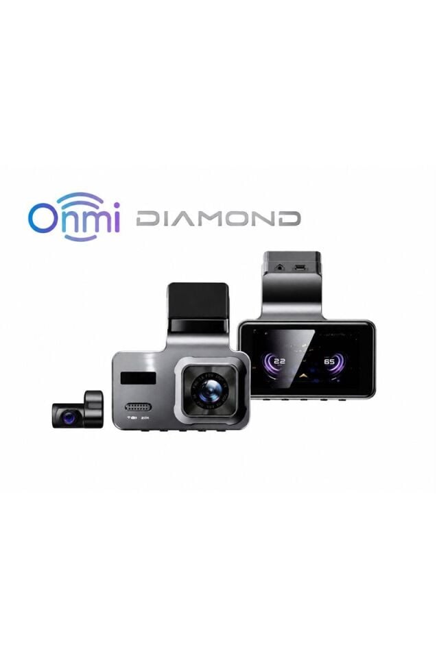 onmi X10 Araç Kamerası Ön ve Arka 2K+1K 2 Kamera