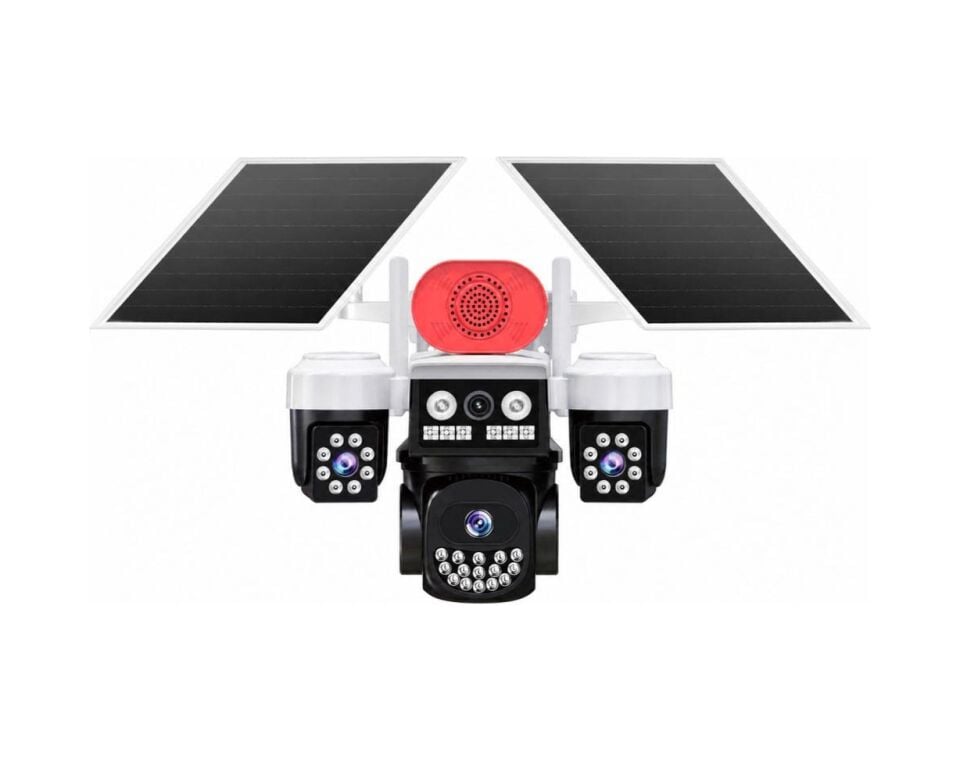 Joysee S3 9Mp AOR 4G 3.6mm 2x2.8mm 2 Solar Üç Kamera 19IR+18Led PTZ