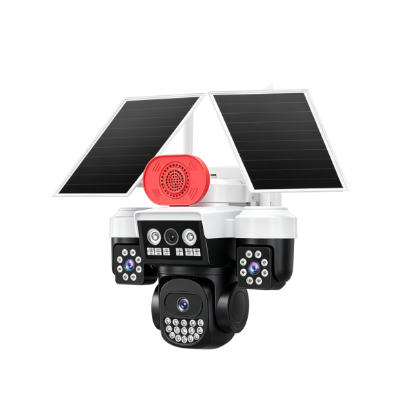Joysee SW3 9Mp AOV 3.6mm 2x2.8mm Solar Wifi Üç Kamera 19IR+18Led PTZ
