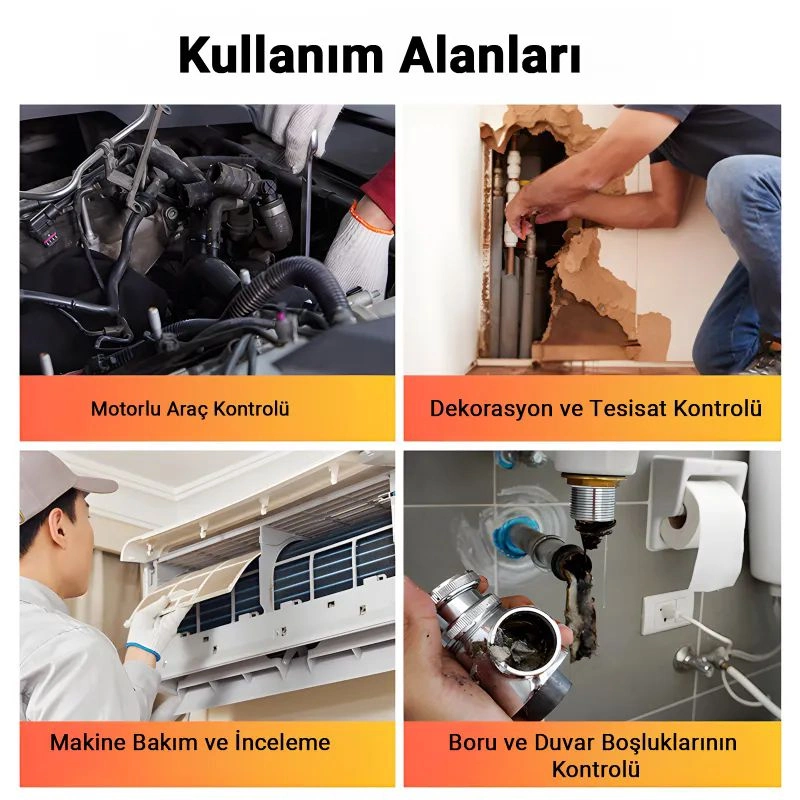 Yılan Kamera 5 Metre Wifili W600-2
