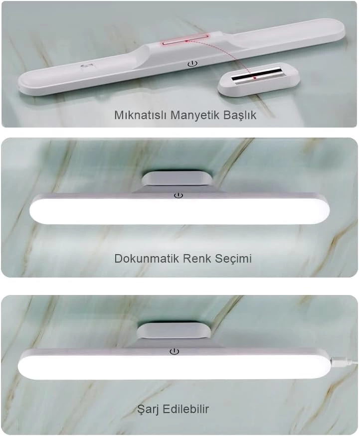 Hightek Sezar Şarjlı LED Aplik 30 cm HT0762 - 6