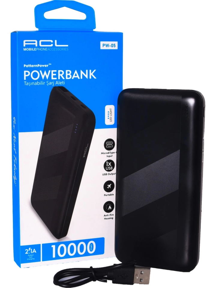ACL PW-05 10000 MAH BEYAZ POWERBANK - 3
