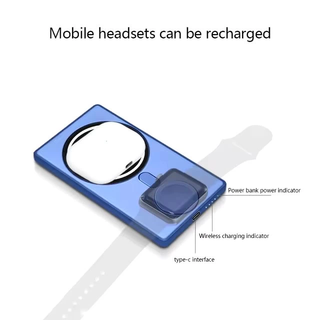 3 in 1 N66 MagSafe Kablosuz Watch Powerbank - 2