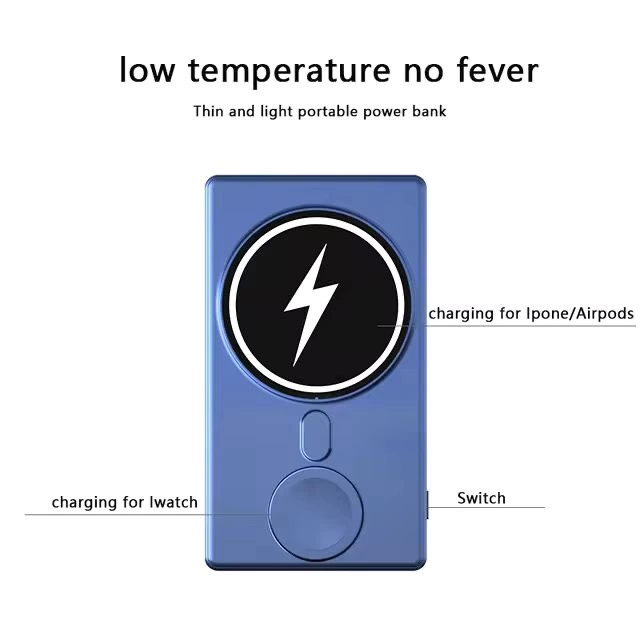 3 in 1 N66 MagSafe Kablosuz Watch Powerbank
