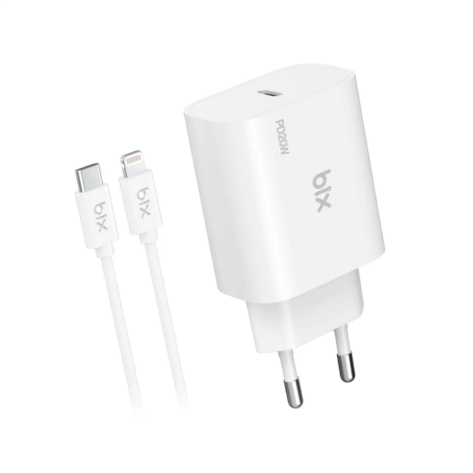 Bix Bxcl21Ta 20W Fast Şarj Adaptörü Ve Kablosu Type-C to Lightning