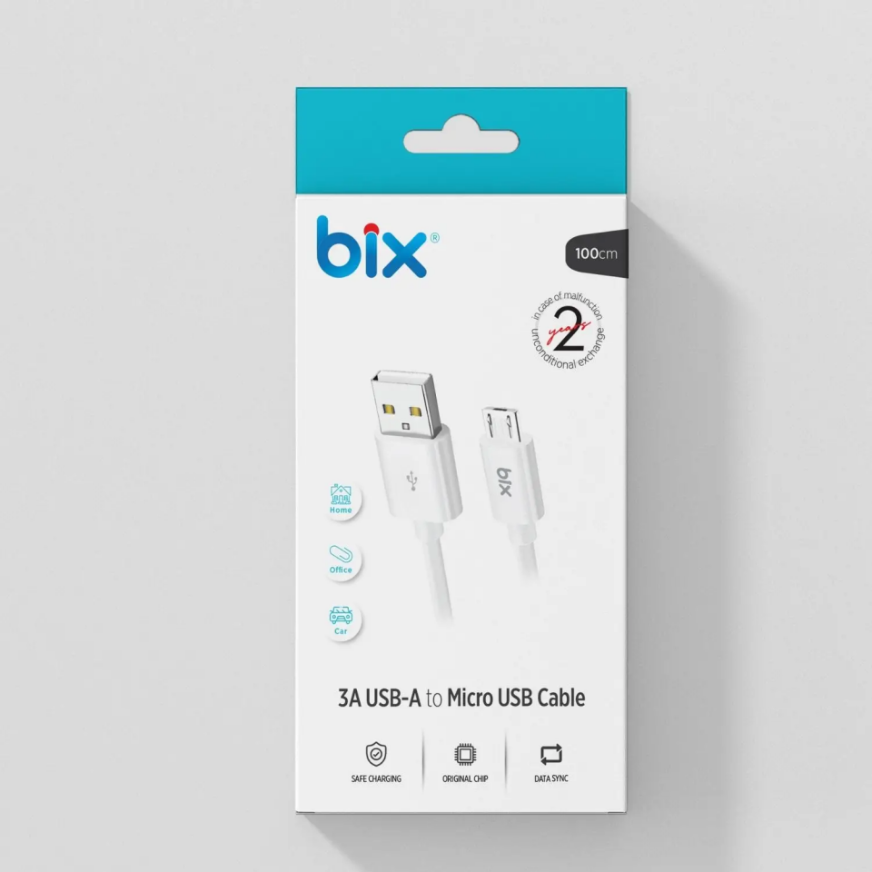 Bix Bx-Mc02C Micro Şarj Kablosu