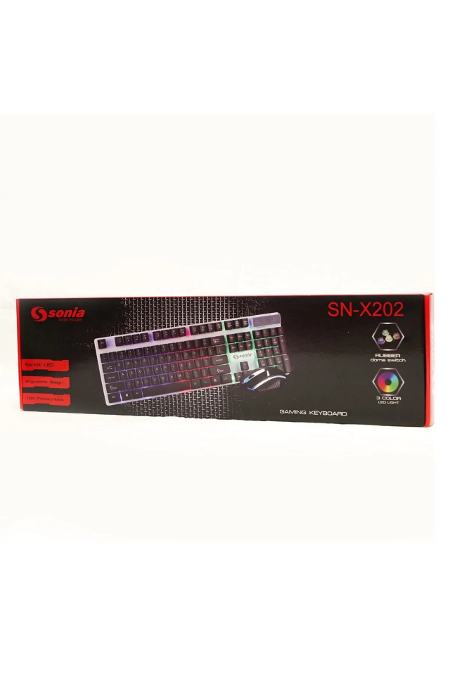 Sonia RGB Gaming Keyboard SN-X202 - 5