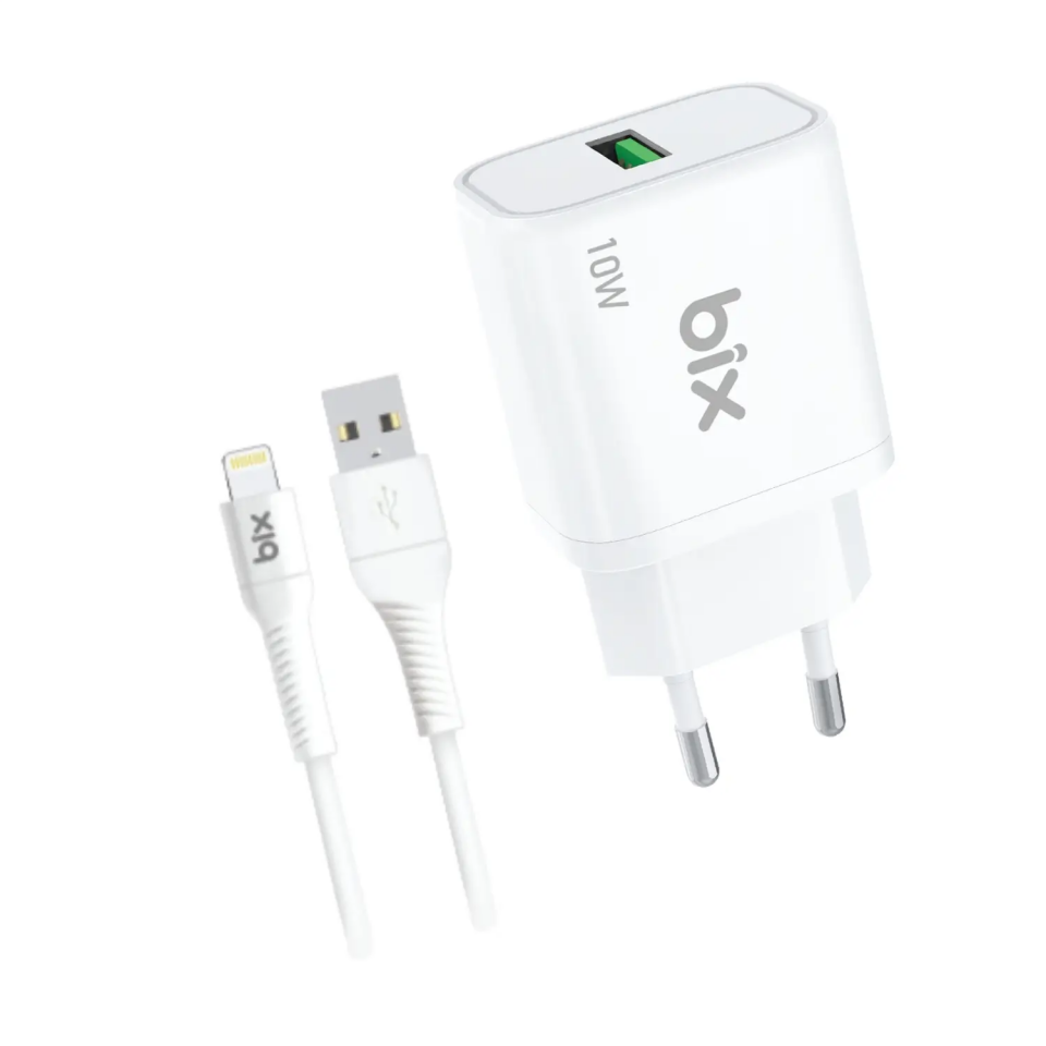 Bix Bxl10Ta 10W Şarj Adaptörü Ve İphone Kablo