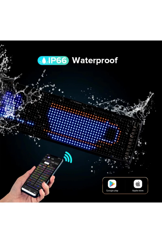 LED Matrix Panel LED-02 20x64 LED 100*330 MM - 6