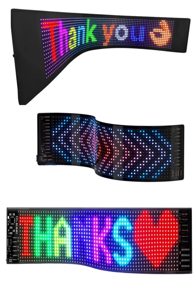 Led Matrix Panel Led-01 16X64 Led 90*370 MM