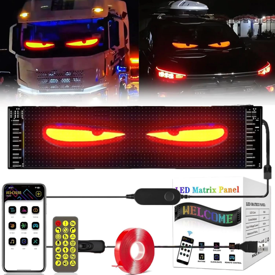 LED Matrix Panel LED-07 16x96 Plus LED 192*898 MM